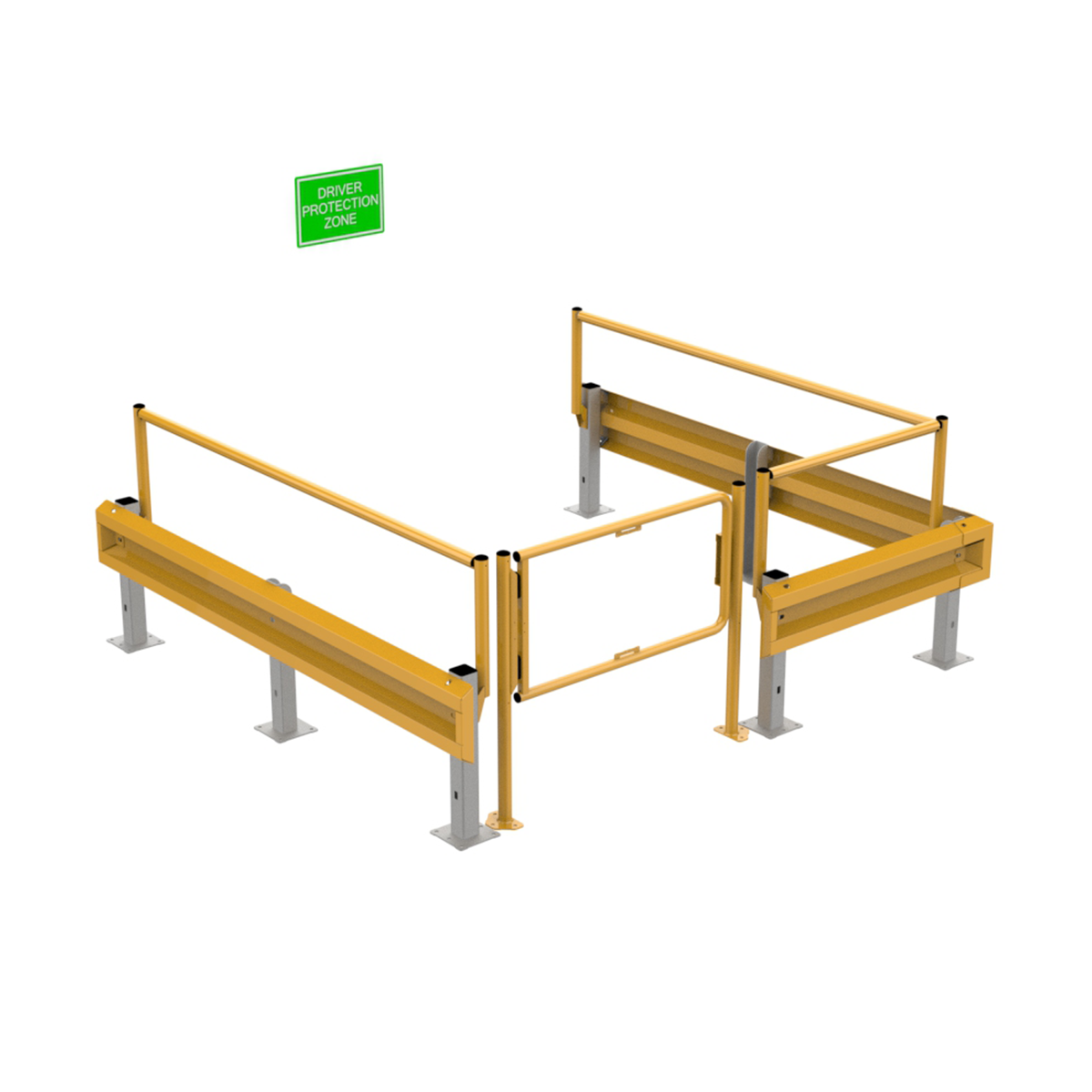 Driver Protection Zone - Barrer + Hand Rail