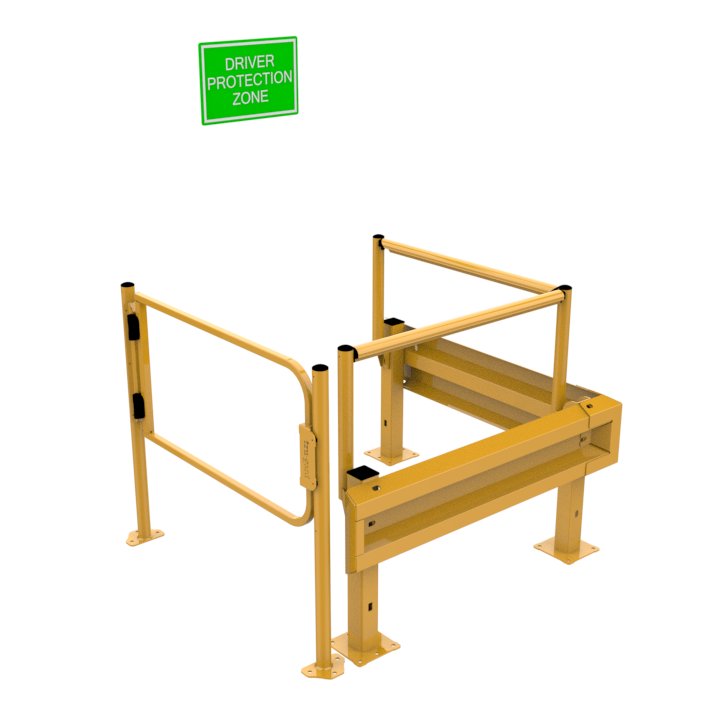 Driver Protection Zone - Barrier + Hand Rail